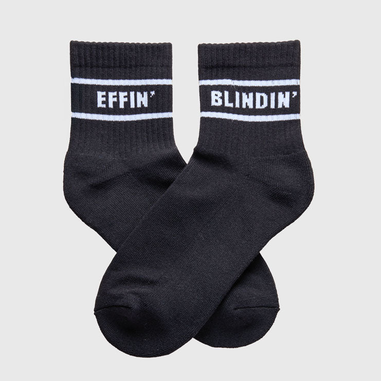 Paddy Sox - Quarter Length Crew Socks - Effin' and Blindin'