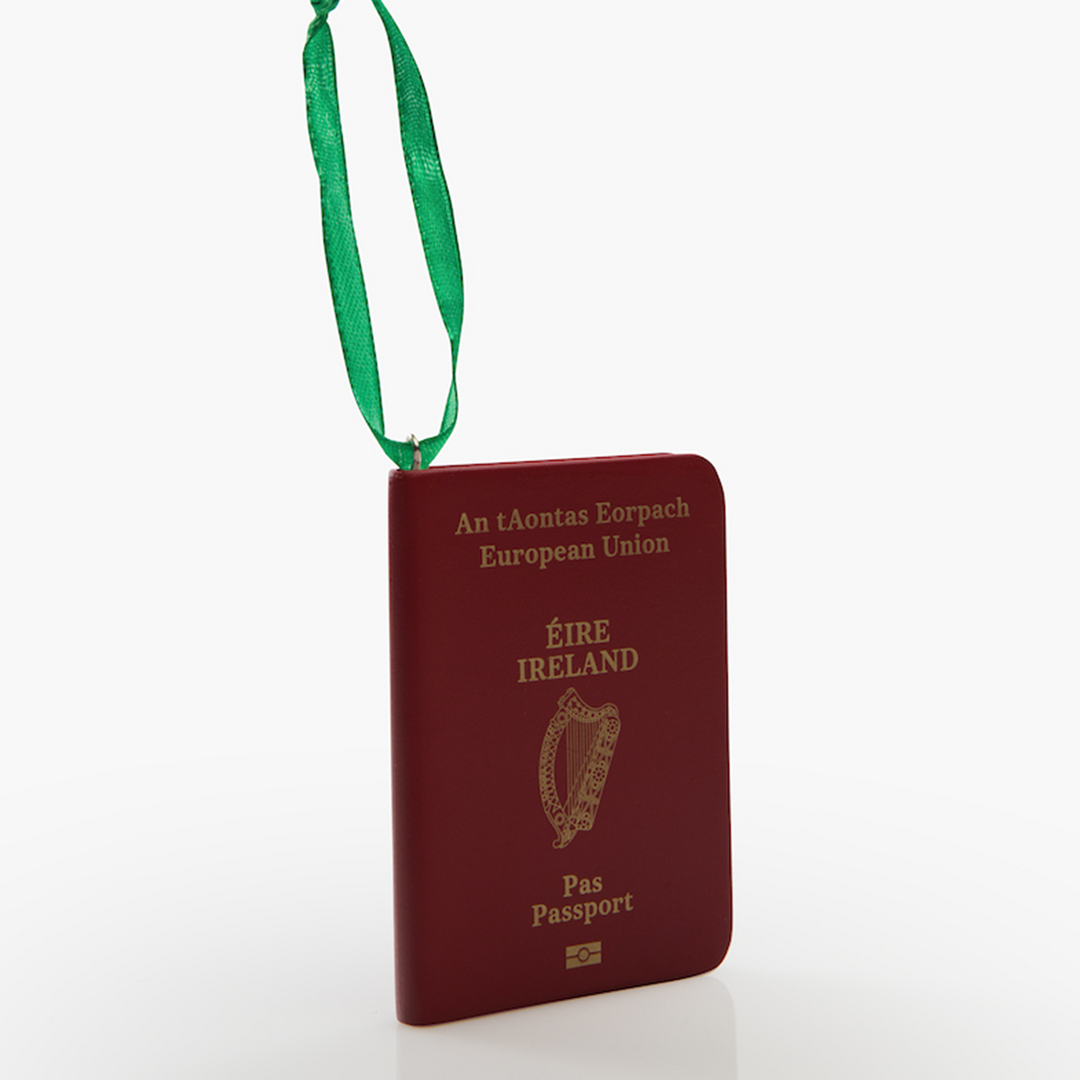 The Irish Passport Christmas Tree Decoration