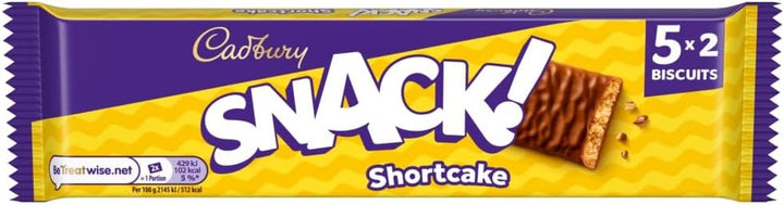 Cadbury - Yellow Snack Shortbread 5 pack