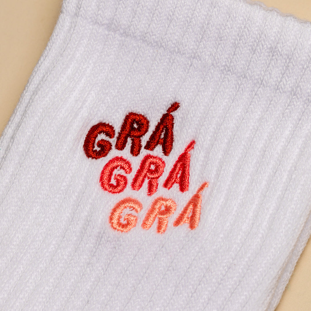 Grá - Quarter Length Crew Socks - Size S/M