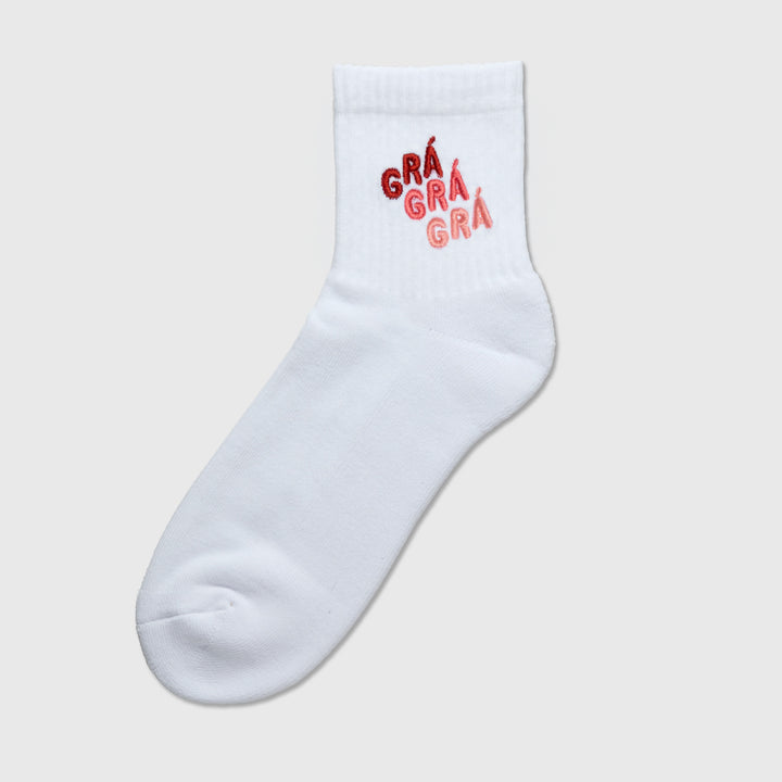 Grá - Quarter Length Crew Socks - Size S/M