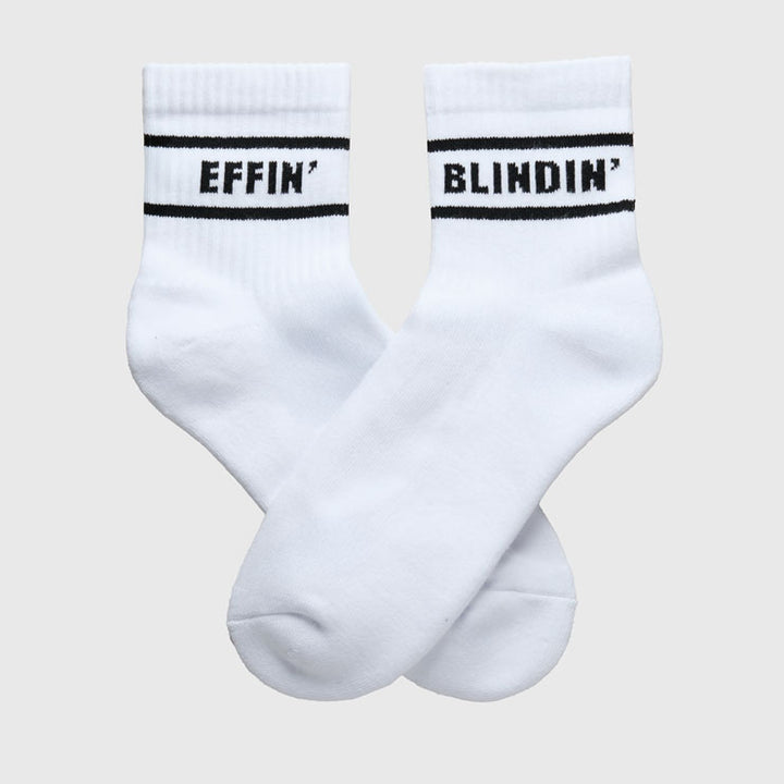Paddy Sox - Quarter Length Crew Socks - Effin' and Blindin'