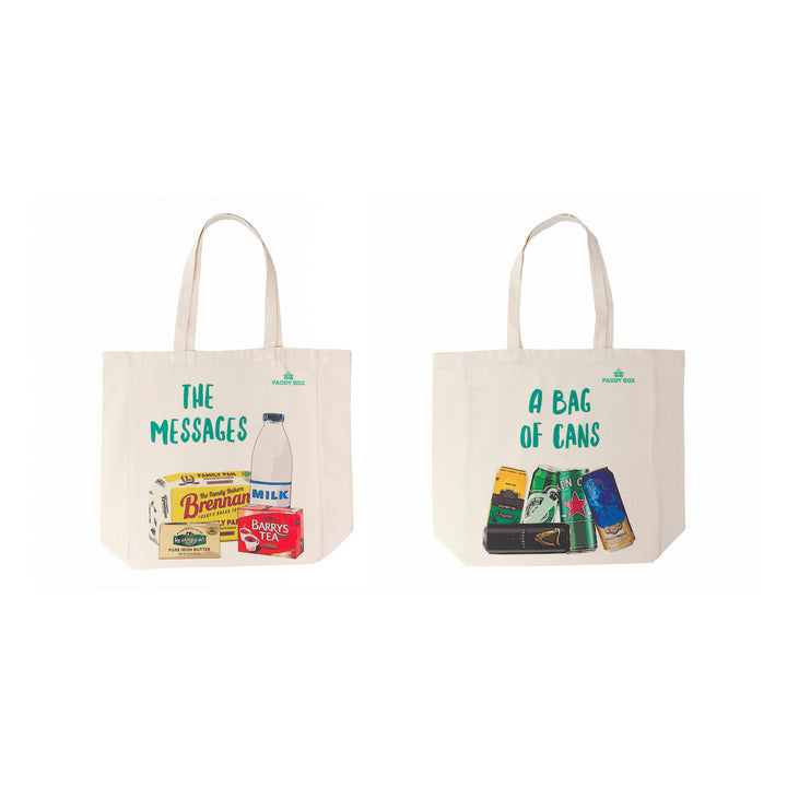 "The Messages" And "A Bag Of Cans" Tote Bag Bundle