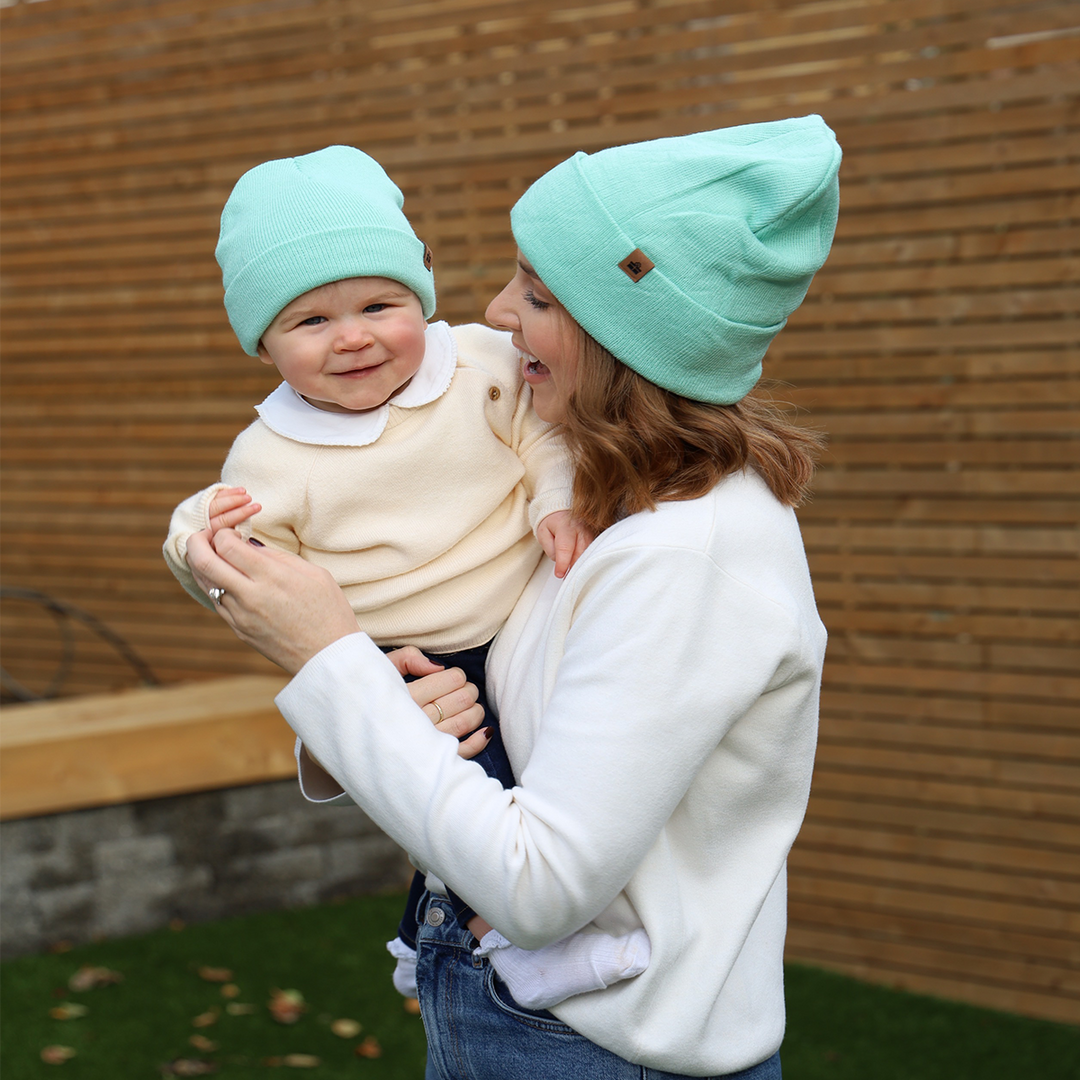 Mammy Baby Matching Beanies Hats